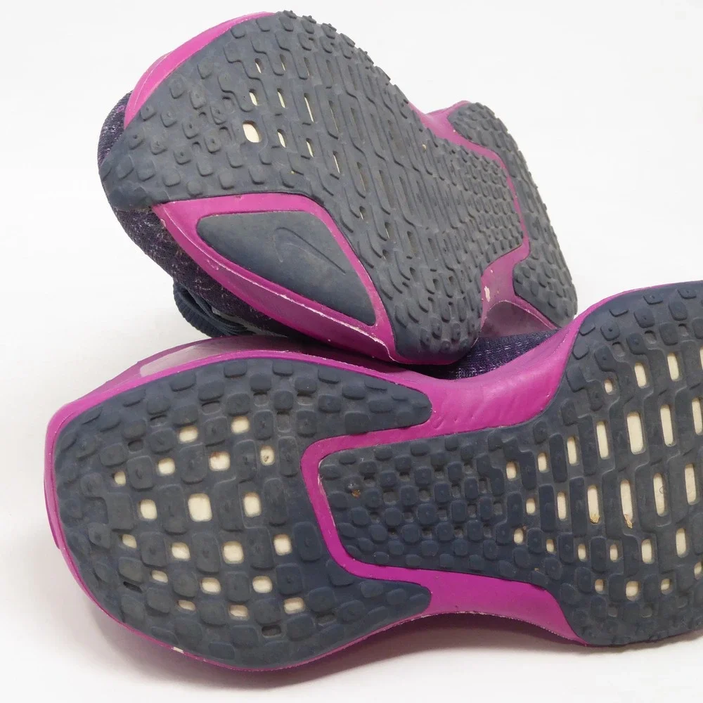 Nike Womens ZoomX Invincible Run 3 Flyknit Navy Purple DR2660-401 Size 6.5